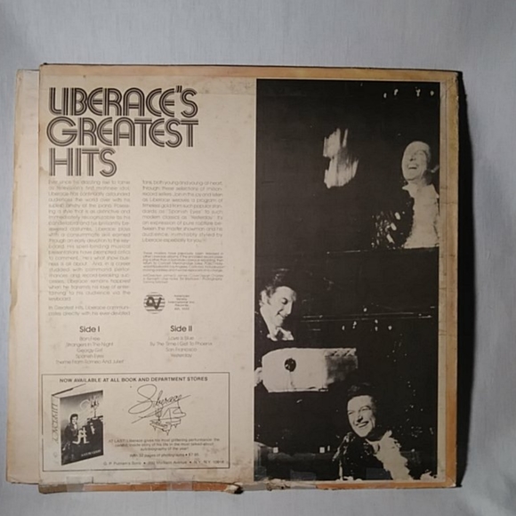 Vintage Liberace's Greatest Hits Vinyl Record - Picture 6 of 8